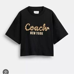 NWT Coach Cropped T-shirt
